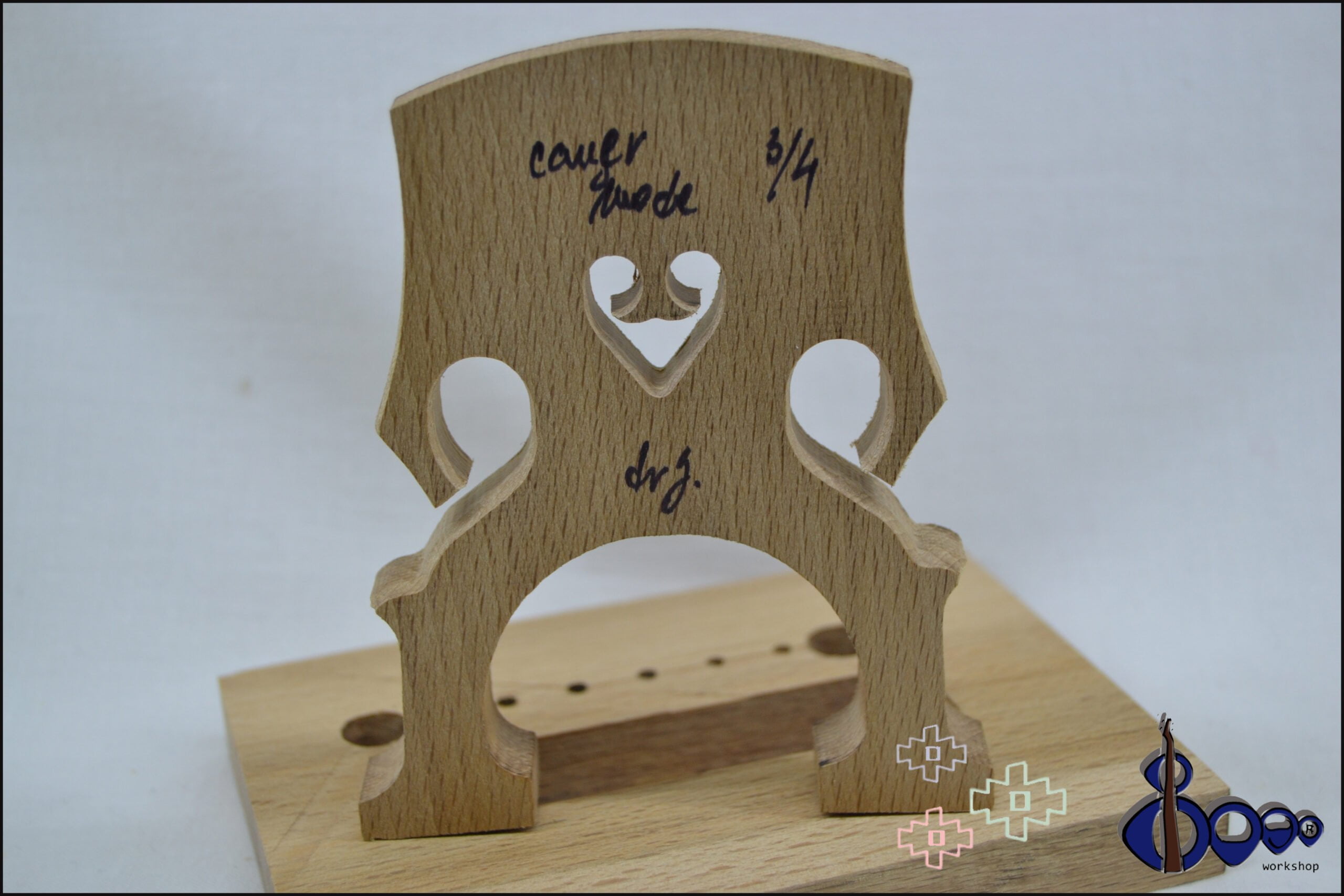Cello bridge 1/4 Cauer model