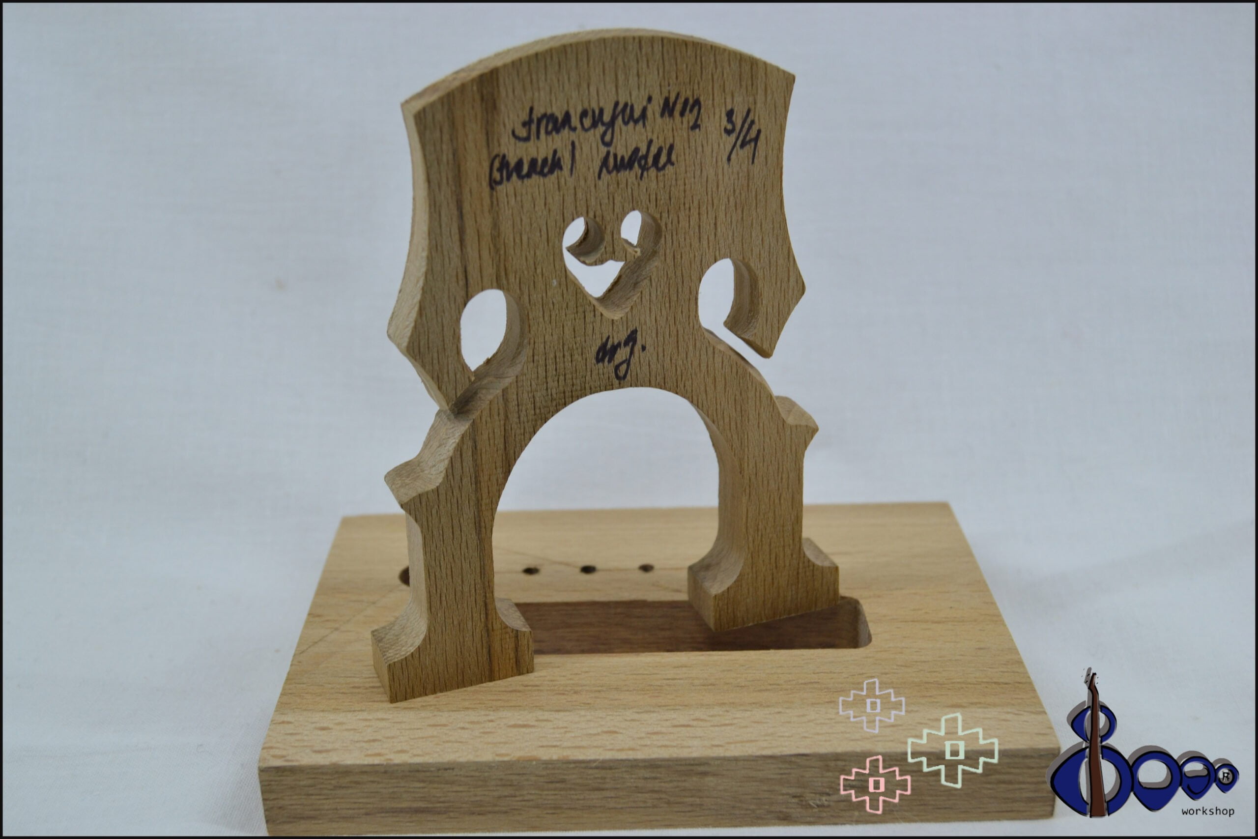 Cello bridge 1/4 French 2 model