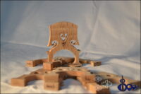 Cello bridge 1/4 Teller model