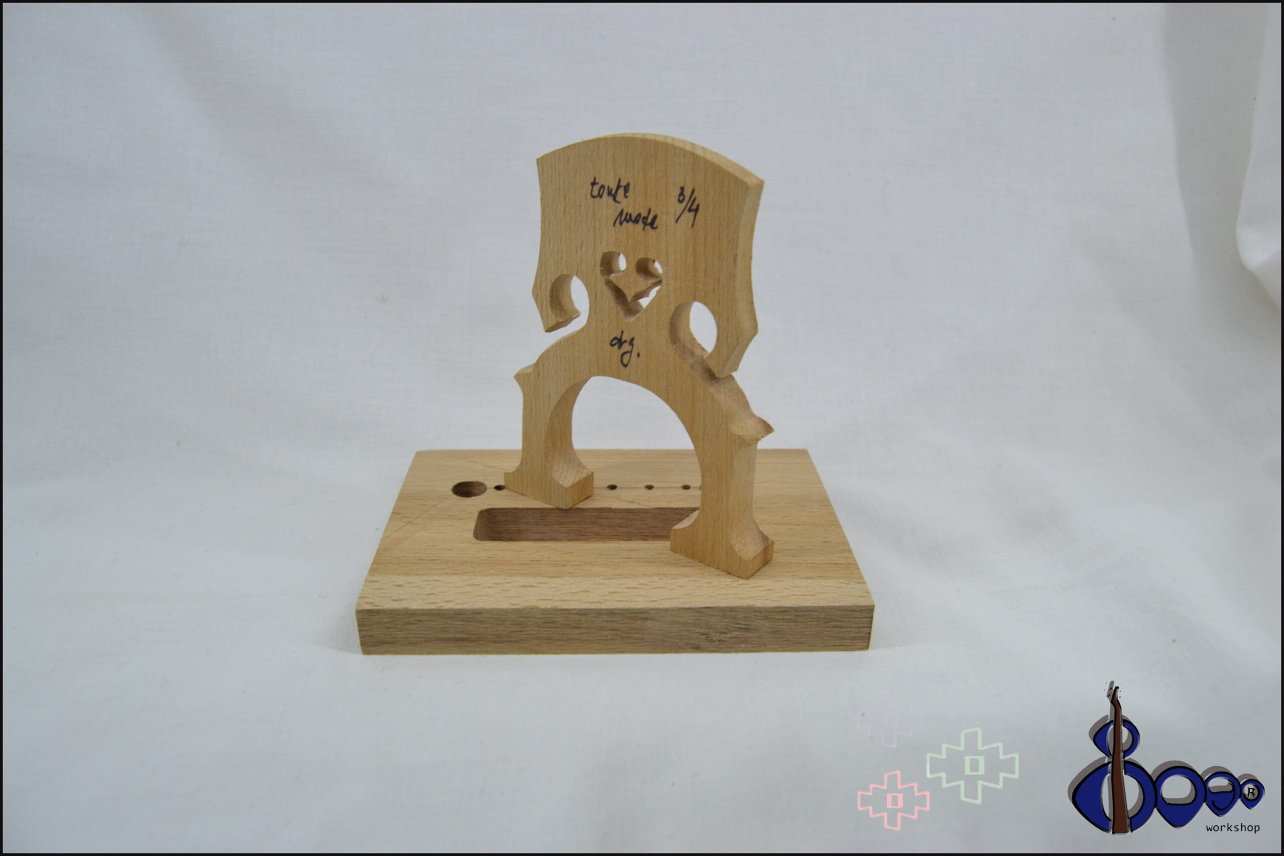 Cello bridge 1/4 Toure model