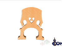 Double bass 1/2 bridge German REP model