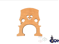 Double bass 1/2 bridge Tourte model