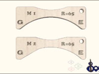 Double bass fingerboard radius check tool