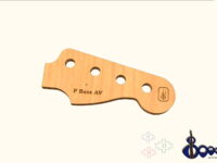 Headstock routing template for Fender P Bass AV