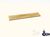 Telecaster fret slot marking template