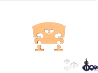 7/8 adjustable violin bridge